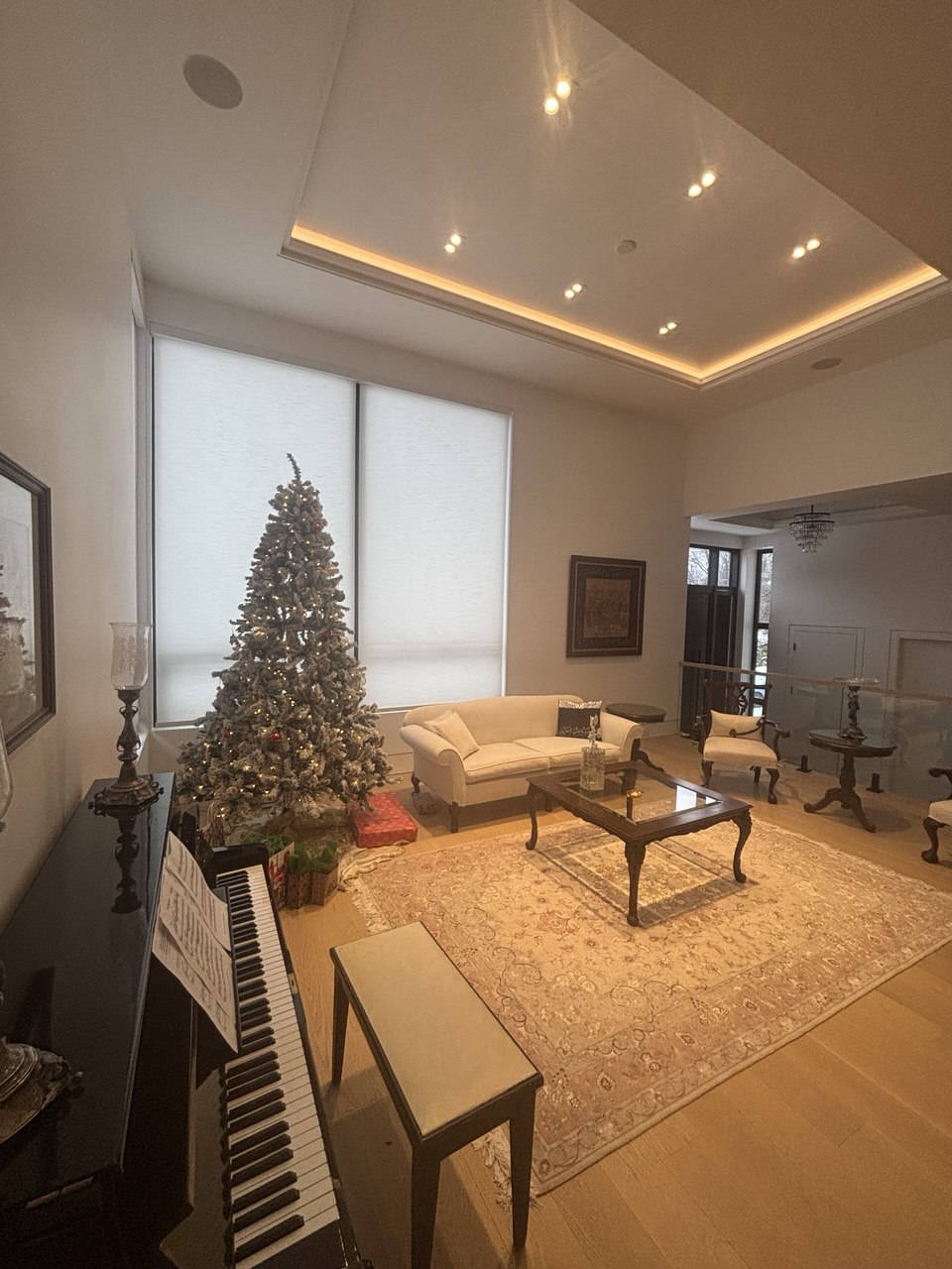 Open plan kitchen and dining area showcasing the spacious interior layout
